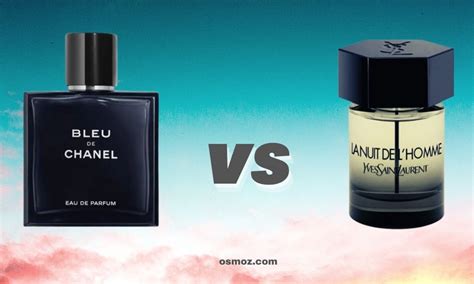 bleu de chanel vs la nuit de l'homme 